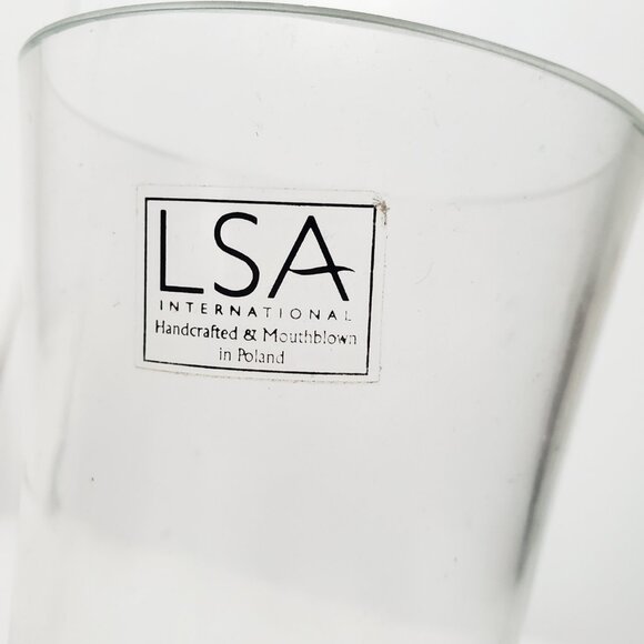 Pottery Barn Faux Tulips with LSA International Glass Vase - Picture 3 of 14